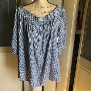 Old Navy Black n White New With Tags Blouse Sz XXL